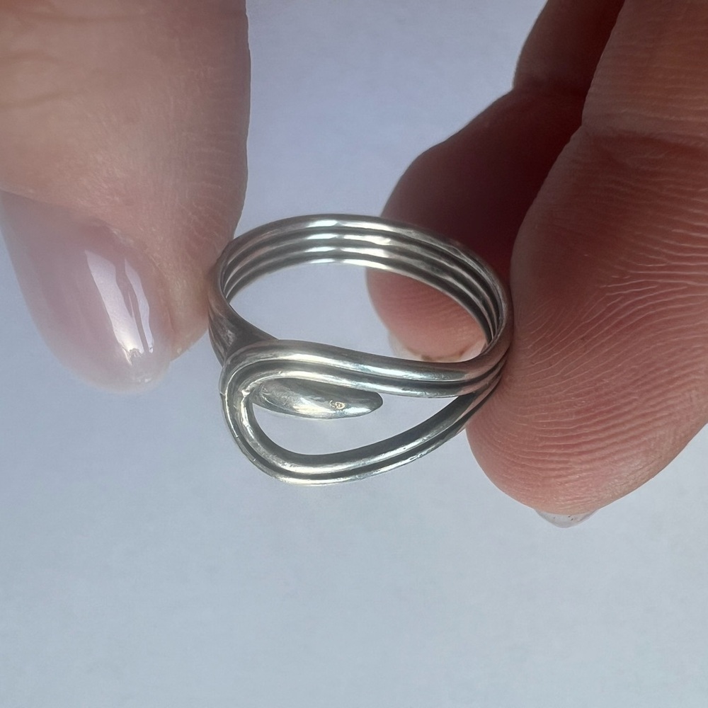 Vintage Sterling Silver Adjustable Size Ring